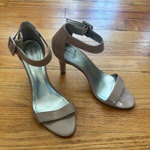 Style and Co. Nude Sandal Buckle Detail Heels